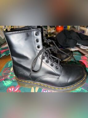 Dr. Martens 1460 Smooth Leather Boots Black Women’s Size UK 7 / EU 41 / US 9